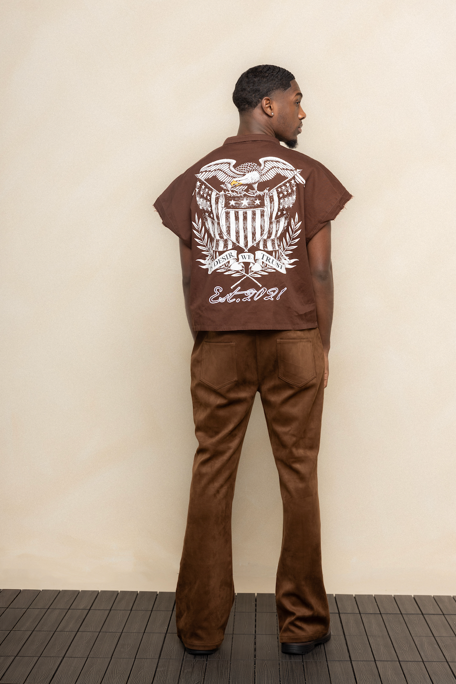 Art is Chaos Cropped Vest