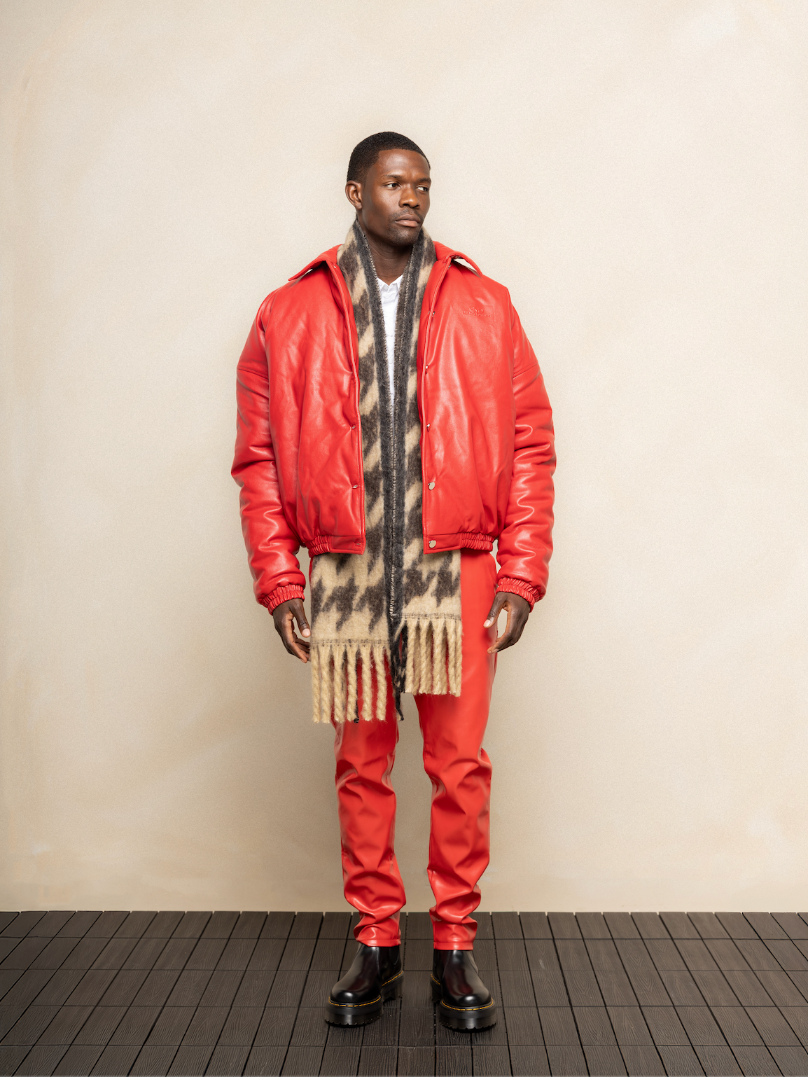 Scarlet Leather Jacket