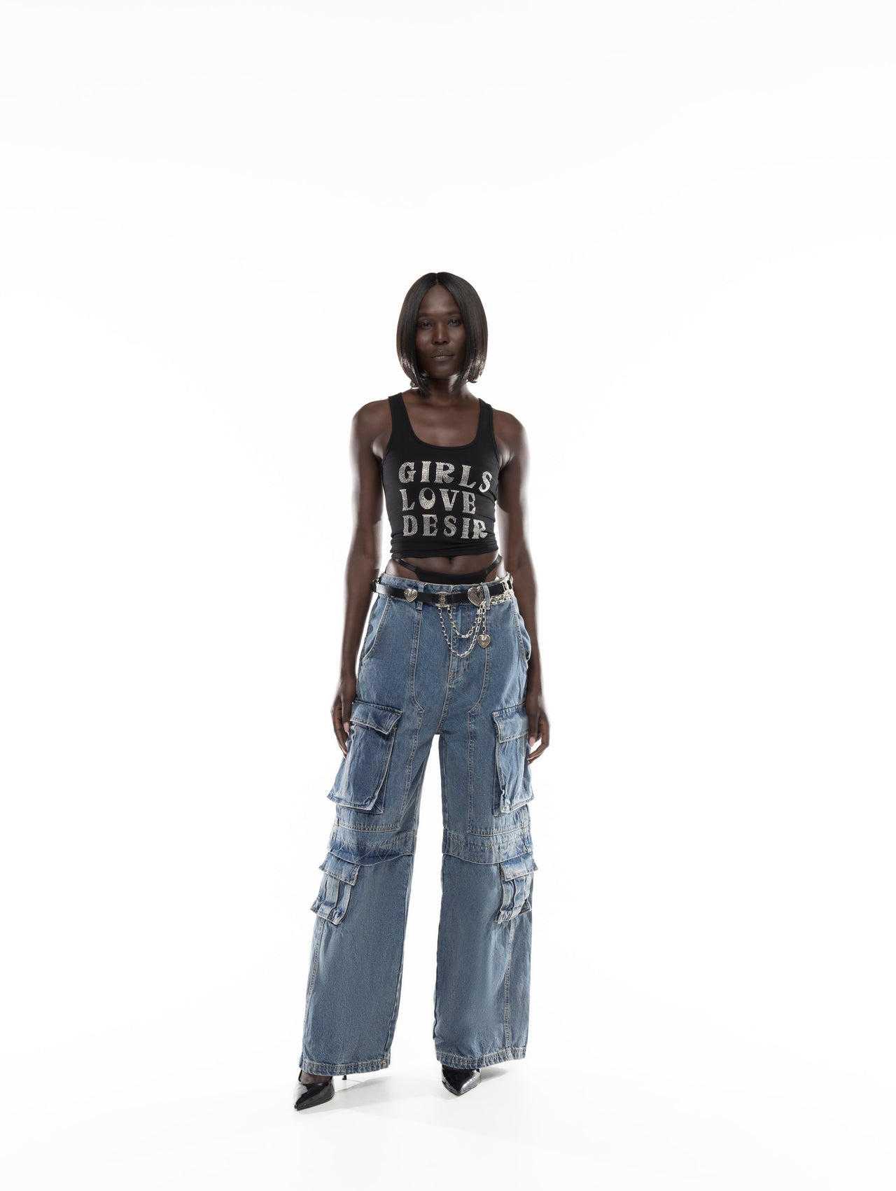 GIRLS LOVE DESIR CROPPED TANK