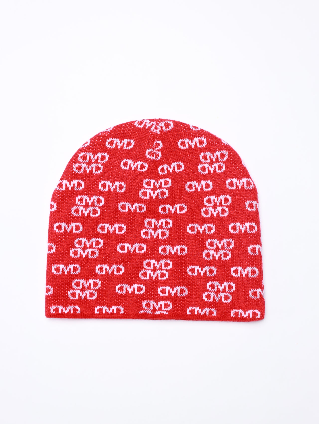 DESIR MONOGRAM BEANIE - RED